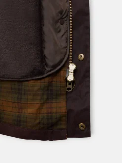 Silbon Smart Casual·Abrigos Y Cazadoras-Abrigo clasico encerado marron oscuro Marron&nbsp;oscuro