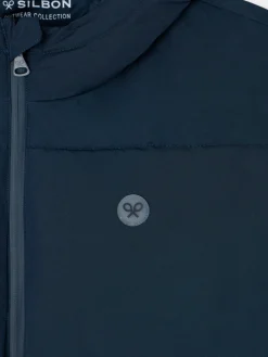 Silbon Smart Casual·Abrigos Y Cazadoras-Abrigo tecnico capucha warm Marino