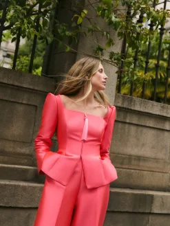 Silbon Americanas|Trajes-Americana CaprileX estructurada Coral