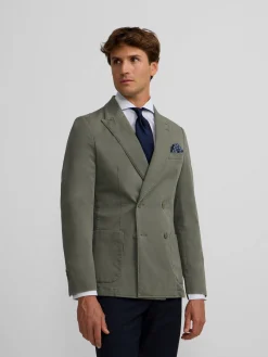 Silbon Formal Y Etiqueta·Americanas-Americana casual cruzada Verde