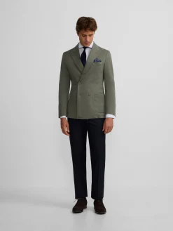 Silbon Formal Y Etiqueta·Americanas-Americana casual cruzada Verde