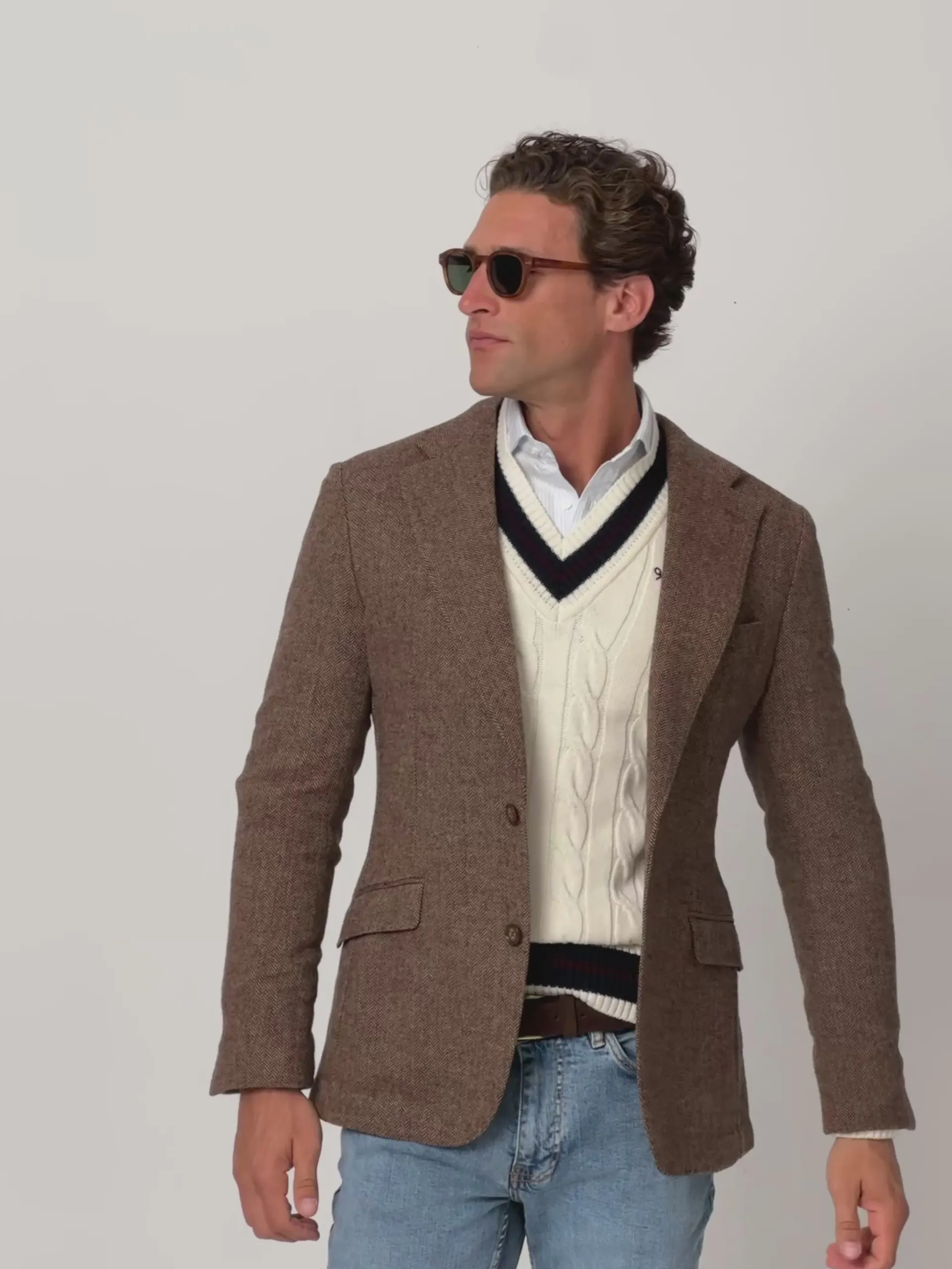 Silbon Formal Y Etiqueta·Americanas-Americana espiga Marron