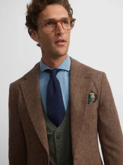 Silbon Formal Y Etiqueta·Americanas-Americana espiga Marron