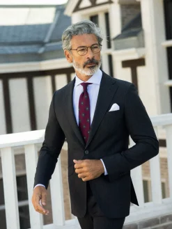 Silbon Formal Y Etiqueta·Trajes-Americana traje clasico espiga Gris