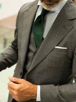 Silbon Formal Y Etiqueta·Trajes-Americana traje clasico principe de gales Gris