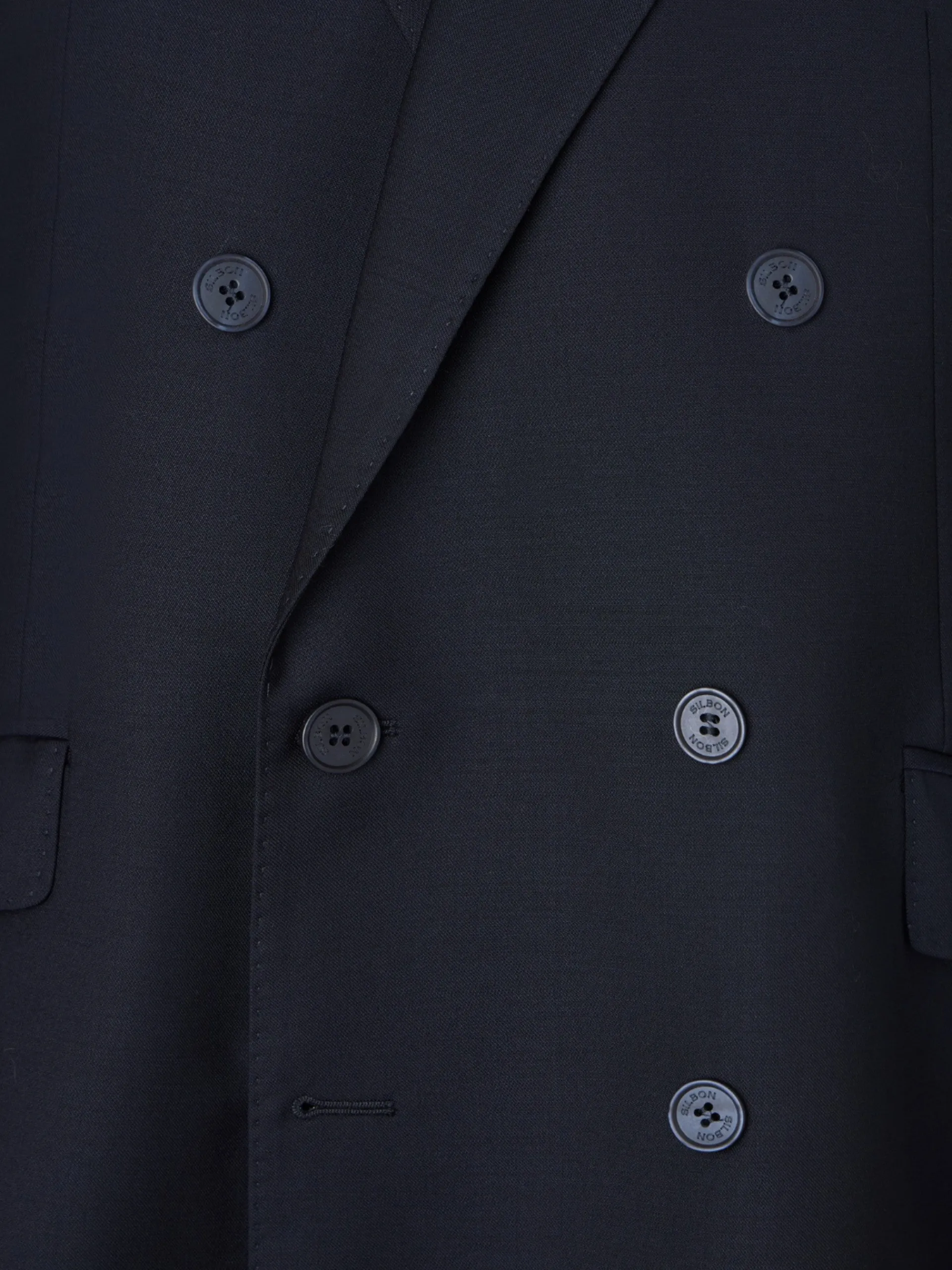 Silbon Formal Y Etiqueta·Trajes-Americana traje cruzado stretch navy Azul marino