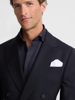 Silbon Formal Y Etiqueta·Trajes-Americana traje cruzado stretch navy Azul marino