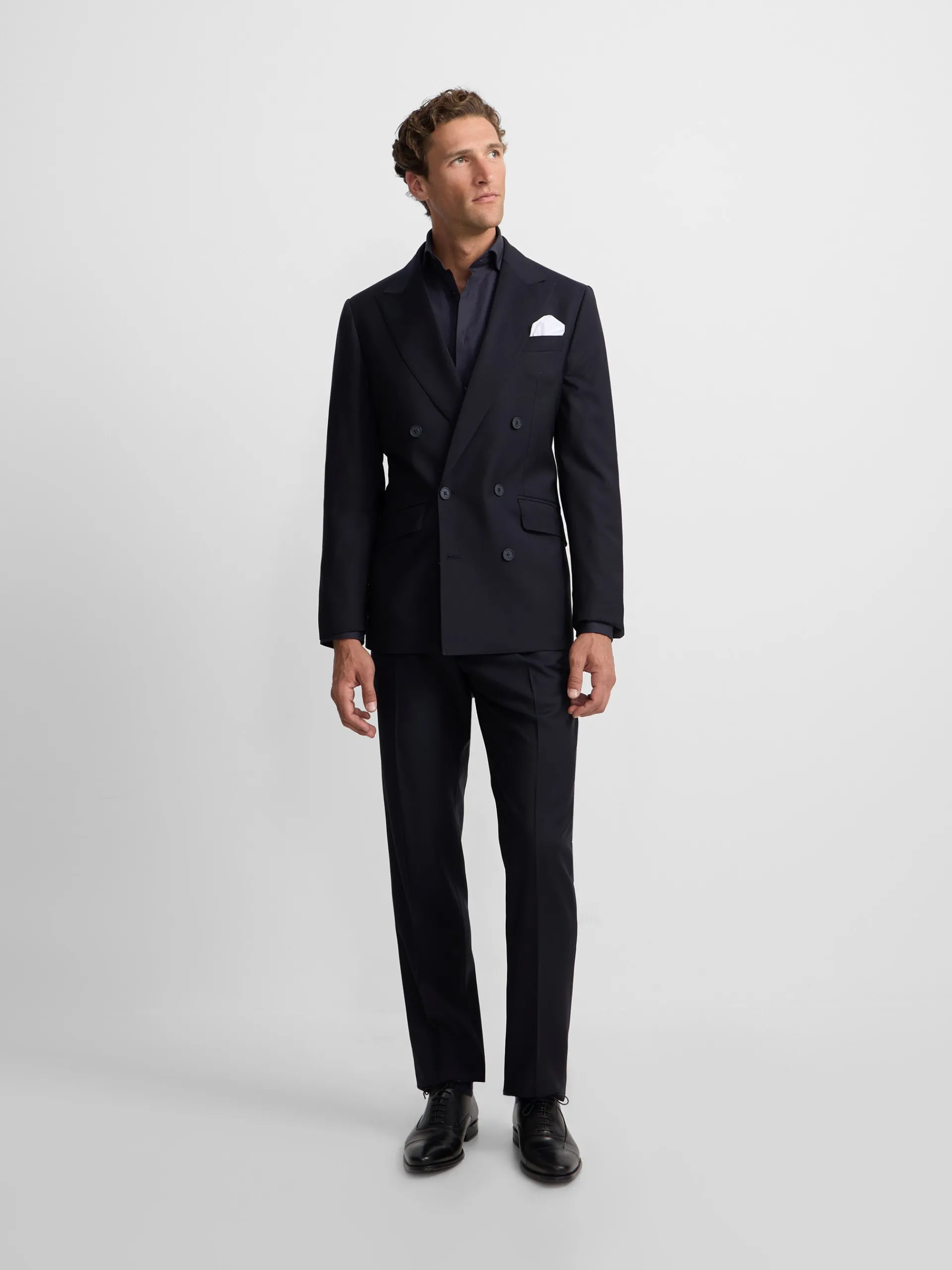 Silbon Formal Y Etiqueta·Trajes-Americana traje cruzado stretch navy Azul marino