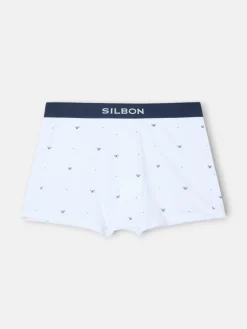 Silbon Accesorios·Calcetines, Bóxer Y Pijamas-Boxer raquetas puntos Blanco
