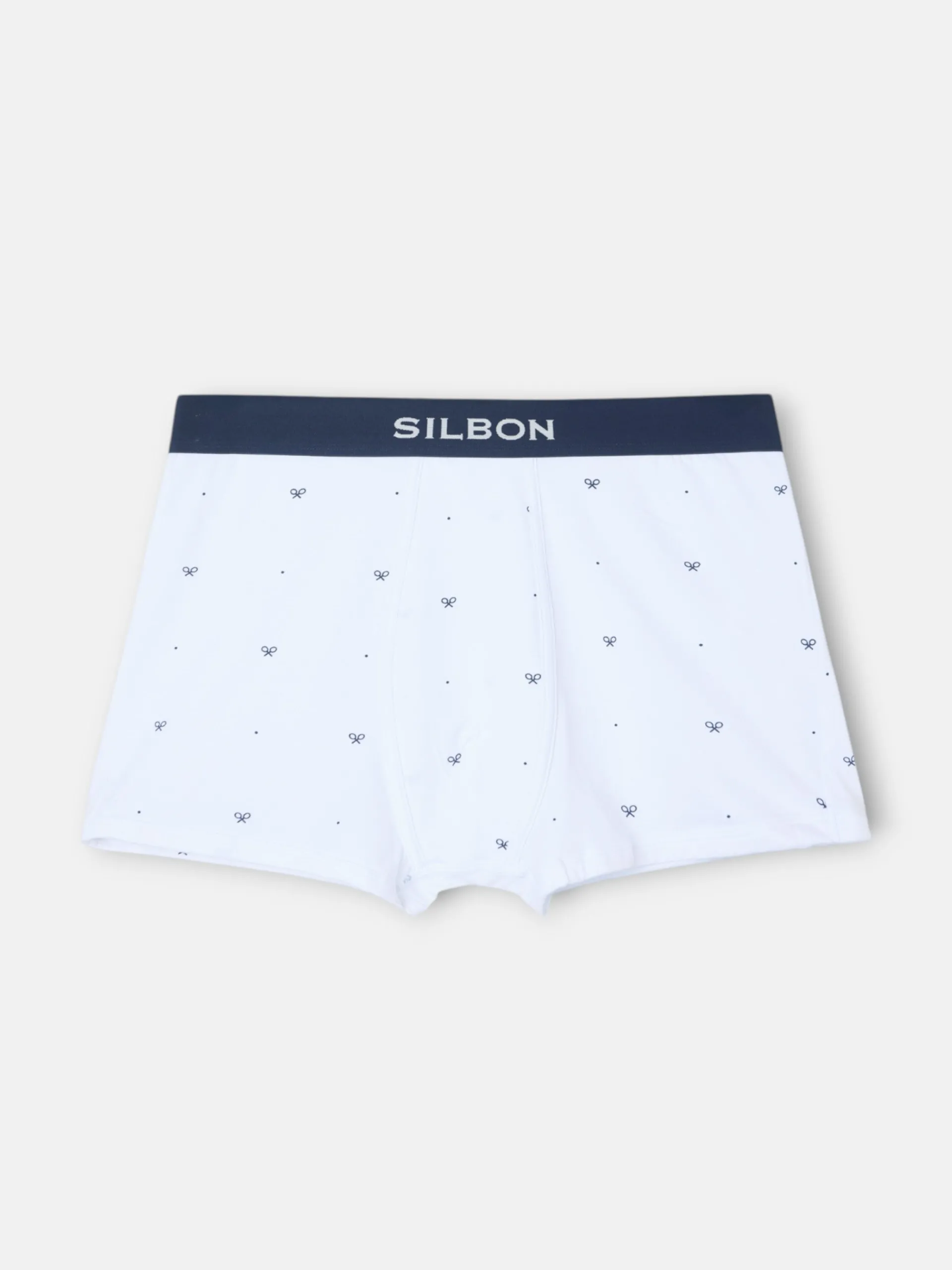 Silbon Accesorios·Calcetines, Bóxer Y Pijamas-Boxer raquetas puntos Blanco
