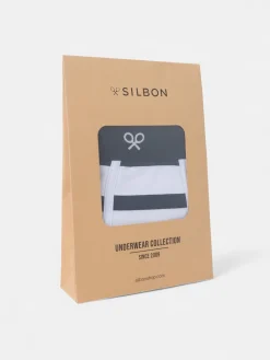 Silbon Accesorios·Calcetines, Bóxer Y Pijamas-Boxer rayas Blanco