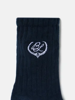 Silbon Accesorios·Calcetines, Bóxer Y Pijamas-Calcetin Beltran Lozano High Golf azul marino Azul marino