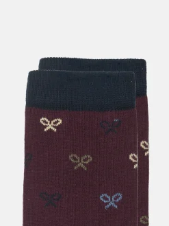 Silbon Calcetines Y Bóxer-Calcetin kids multiraquetas Burdeos