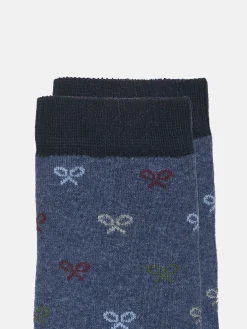 Silbon Calcetines Y Bóxer-Calcetin kids multiraquetas Azul