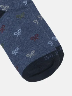 Silbon Calcetines Y Bóxer-Calcetin kids multiraquetas Azul