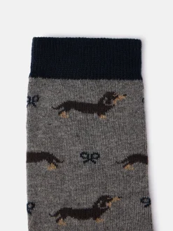 Silbon Calcetines Y Bóxer-Calcetin kids doggy Gris