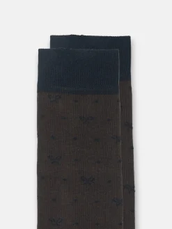 Silbon Accesorios·Calcetines, Bóxer Y Pijamas-Calcetin motivos lunares Marron