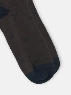 Silbon Accesorios·Calcetines, Bóxer Y Pijamas-Calcetin motivos lunares Marron