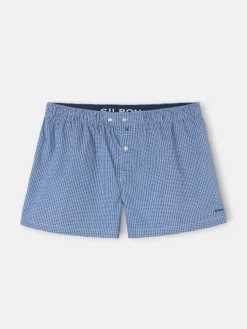 Silbon Accesorios·Calcetines, Bóxer Y Pijamas-Calzoncillo cuadros azul marino Azul&nbsp;marino