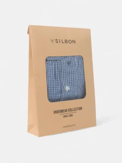 Silbon Accesorios·Calcetines, Bóxer Y Pijamas-Calzoncillo cuadros azul marino Azul&nbsp;marino