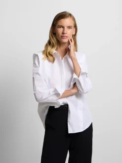 Silbon Camisas Y Blusas-Camisa estructurada blanca Blanco