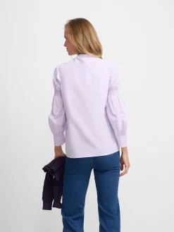 Silbon Camisas Y Blusas-Camisa fruncidos Malva