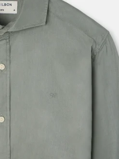 Silbon Smart Casual·Camisas Sport-Camisa sport estructura espiga verde claro Verde&nbsp;claro