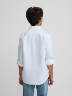 Silbon Camisas Y Poleras-Camisa sport kids clasica oxford blanca Blanco