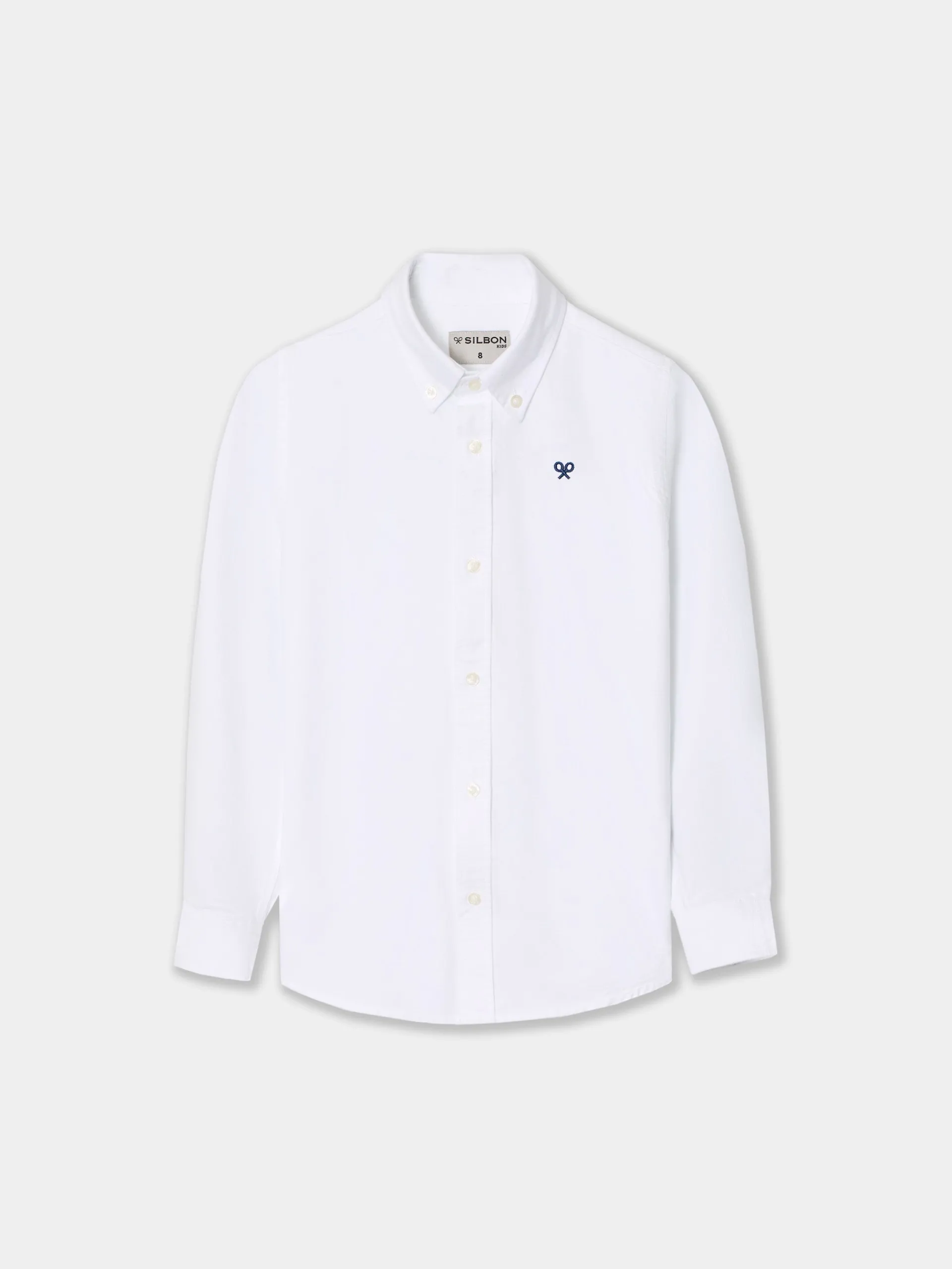 Silbon Camisas Y Poleras-Camisa sport kids clasica oxford blanca Blanco