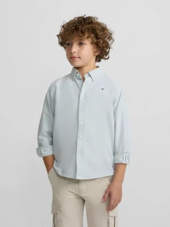 Silbon Camisas Y Poleras-Camisa sport kids oxford raqueta Verde