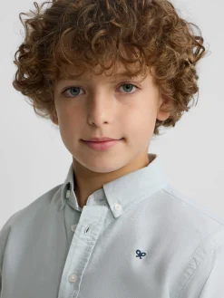 Silbon Camisas Y Poleras-Camisa sport kids oxford raqueta Verde