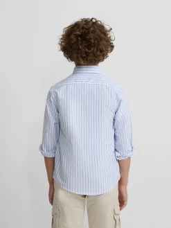 Silbon Camisas Y Poleras-Camisa sport kids oxford rayas azul Navy