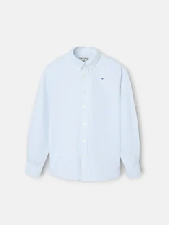 Silbon Camisas Y Poleras-Camisa sport kids oxford raqueta rayas Verde