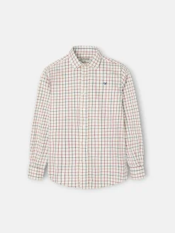 Silbon Camisas Y Poleras-Camisa sport kids warm cuadro grande Tricolor