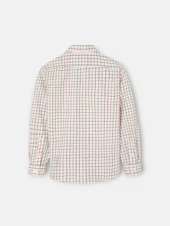 Silbon Camisas Y Poleras-Camisa sport kids warm cuadro grande Tricolor