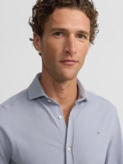 Silbon Smart Casual·Camisas Sport-Camisa sport micropique comfort Celeste