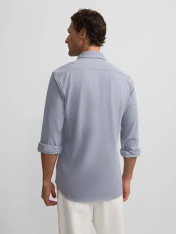 Silbon Smart Casual·Camisas Sport-Camisa sport micropique comfort Celeste