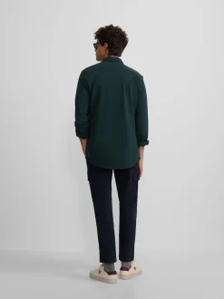 Silbon Smart Casual·Camisas Sport-Camisa sport micropique comfort Verde