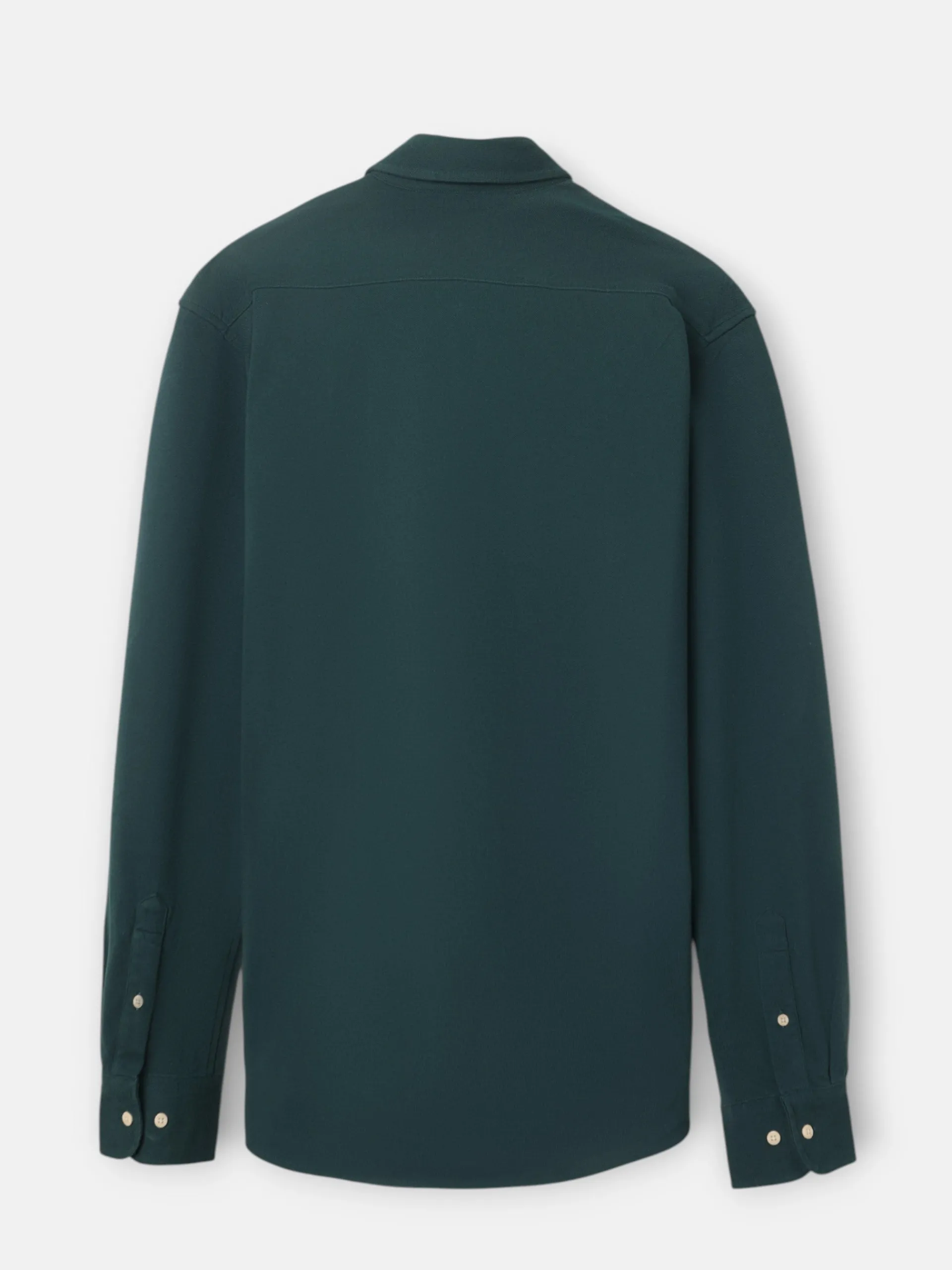 Silbon Smart Casual·Camisas Sport-Camisa sport micropique comfort Verde