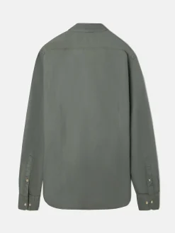 Silbon Smart Casual·Camisas Sport-Camisa sport miniestructura verde oscuro Verde oscuro