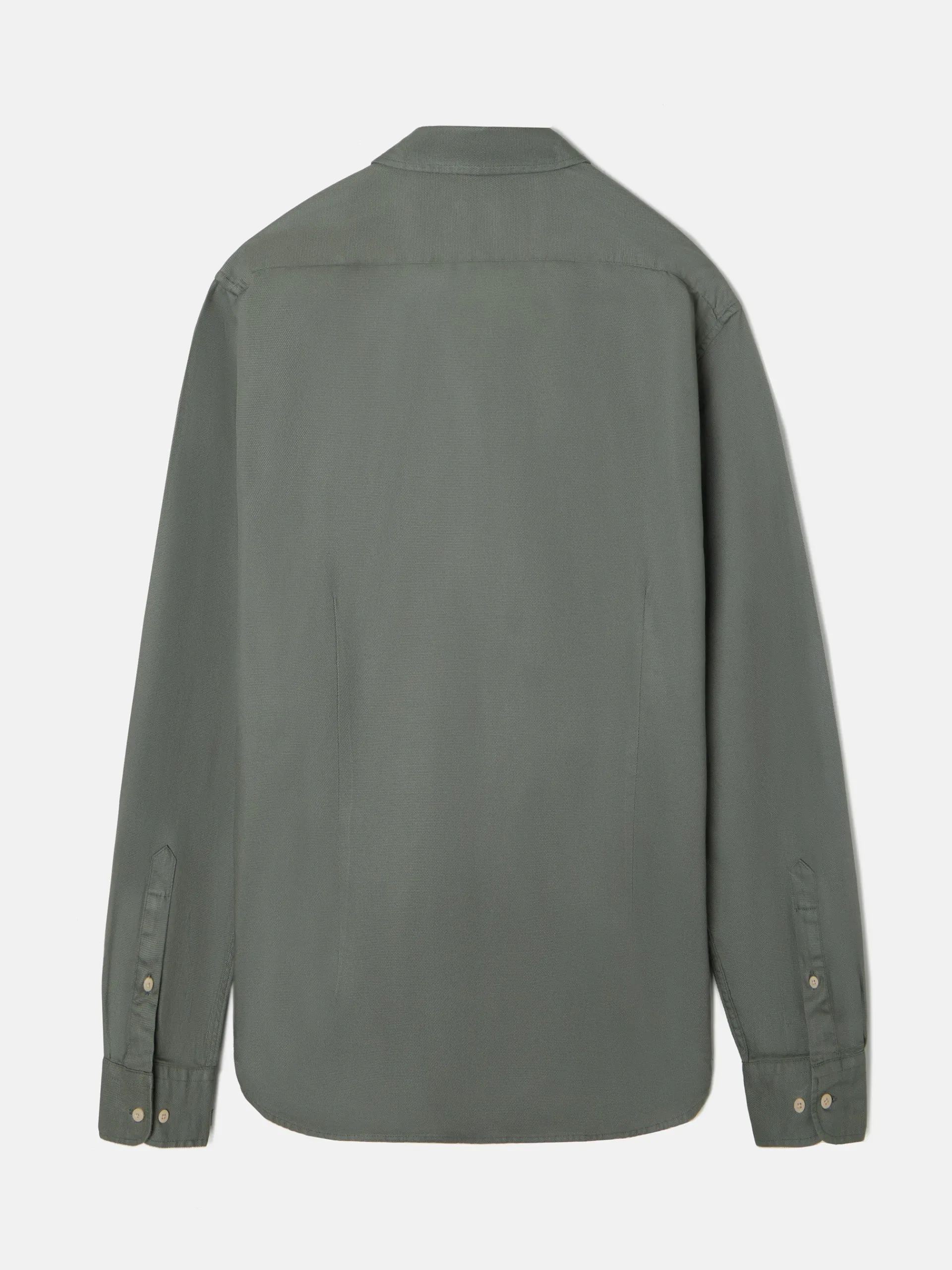 Silbon Smart Casual·Camisas Sport-Camisa sport miniestructura verde oscuro Verde oscuro