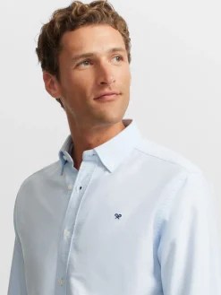 Silbon Smart Casual·Camisas Sport-Camisa sport oxford Celeste