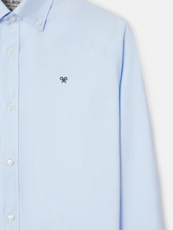 Silbon Smart Casual·Camisas Sport-Camisa sport oxford Celeste