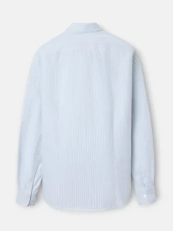 Silbon Smart Casual·Camisas Sport-Camisa sport oxford raqueta rayas Verde