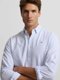 Silbon Smart Casual·Camisas Sport-Camisa sport oxford rayas azul navy Azul&nbsp;marino