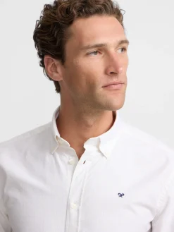 Silbon Smart Casual·Camisas Sport-Camisa sport oxford rayas amarilla Amarillo