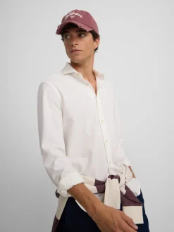 Silbon Smart Casual·Camisas Sport-Camisa sport raqueta estructura Blanco