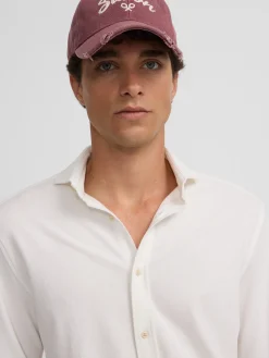 Silbon Smart Casual·Camisas Sport-Camisa sport raqueta estructura Blanco