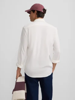 Silbon Smart Casual·Camisas Sport-Camisa sport raqueta estructura Blanco