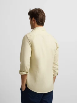 Silbon Smart Casual·Camisas Sport-Camisa sport raqueta estructura Amarillo